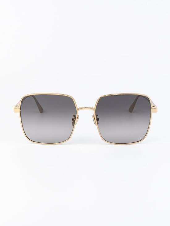 Dior Women Sunglasses Gold Grey Gradient Square Oversized DIORCANNAGE S1U B0A1 main image 8